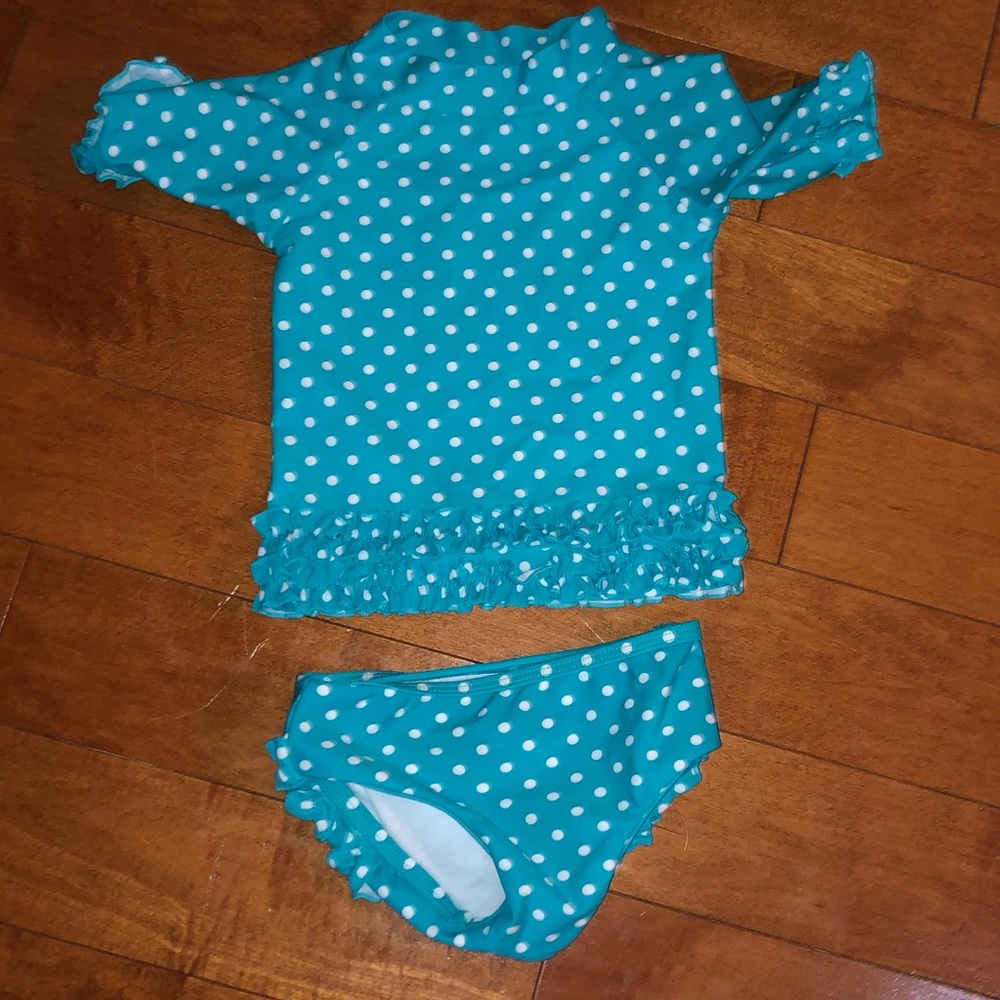 Aqua Polka Dot Bikini